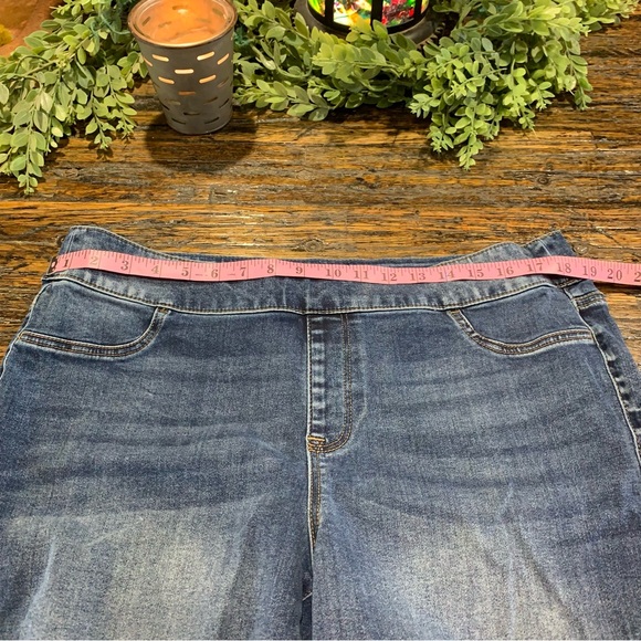 Lane Bryant Blue Jeans Flex Magic Waistband 18 Signature Fit High Rise Jegging - Picture 7 of 14